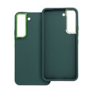 Frame Samsung Galaxy S22 közepesen ütésálló tok kameravédő kerettel, zöld