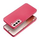 Frame Samsung Galaxy S22 Plus közepesen ütésálló tok kameravédő kerettel, magenta