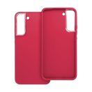 Frame Samsung Galaxy S22 Plus közepesen ütésálló tok kameravédő kerettel, magenta