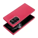 Frame Samsung Galaxy S22 Ultra közepesen ütésálló tok kameravédő kerettel, magenta