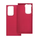 Frame Samsung Galaxy S22 Ultra közepesen ütésálló tok kameravédő kerettel, magenta