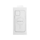 Electro Mag Apple iPhone 14 Pro Max MagSafe szilikon tok kameravédő-lencsével, ezüst