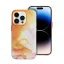 Magsafe műbőr tok Apple iPhone 14 Pro narancs színfolt