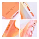 Magsafe műbőr tok Apple iPhone 14 Pro narancs színfolt