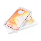 Magsafe műbőr tok Apple iPhone 14 Pro narancs színfolt