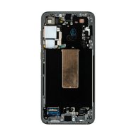   Samsung S916 Galaxy S23+ kompatibilis LCD kijelző + érintő, kerettel, szürke