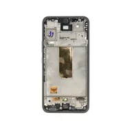   Samsung A546B Galaxy A54 5G kompatibilis LCD kijelző + érintő, kerettel, szürke