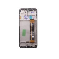   Samsung A236B Galaxy A23 5G kompatibilis LCD kijelző + érintő, kerettel, fekete