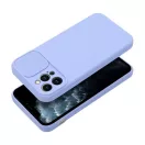 Slide Apple iPhone 12 Pro, kameravédős szilikon tok, levendula
