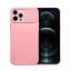 Slide Apple iPhone 12 Pro Max, kameravédős szilikon tok, rózsaszín