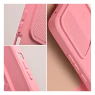   Slide Apple iPhone 12 Pro Max, kameravédős szilikon tok, rózsaszín