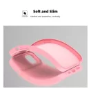 Slide Apple iPhone 14, kameravédős szilikon tok, rózsaszín