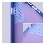   Slide Apple iPhone 14 Plus, kameravédős szilikon tok, levendula
