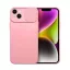 Slide Apple iPhone 14 Plus, kameravédős szilikon tok, rózsaszín