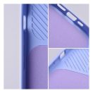 Slide Apple iPhone 14 Pro, kameravédős szilikon tok, levendula