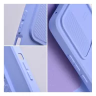   Slide Apple iPhone 14 Pro, kameravédős szilikon tok, levendula