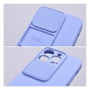 Slide Apple iPhone 14 Pro, kameravédős szilikon tok, levendula