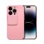 Slide Apple iPhone 14 Pro, kameravédős szilikon tok, rózsaszín