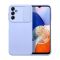 Slide Samsung Galaxy A14 5G/A14 4G, kameravédős szilikon tok, levendula