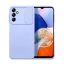 Slide Samsung Galaxy A14 5G/A14 4G, kameravédős szilikon tok, levendula
