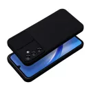 Slide Samsung Galaxy A34 5G, kameravédős szilikon tok, fekete
