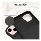 Slide Samsung Galaxy A34 5G, kameravédős szilikon tok, fekete