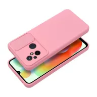   Slide Xiaomi Redmi 12C, kameravédős szilikon tok, rózsaszín