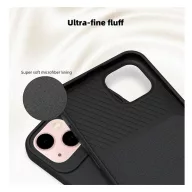   Slide Xiaomi Redmi Note 12 5G, kameravédős szilikon tok, fekete
