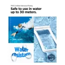 Spigen Aqua Shield A610 univerzális lebegő vízálló tok, fehér