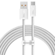  Baseus Dynamic USB / USB-C töltő- és adatkábel, 100W, 2m, fehér