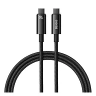   Baseus Tungsten Gold USB-C / USB-C töltő- és adatkábel, 240W, 1m, fekete