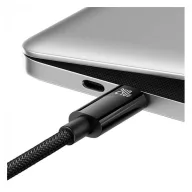   Baseus Tungsten Gold USB-C / USB-C töltő- és adatkábel, 240W, 1m, fekete