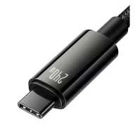   Baseus Tungsten Gold USB-C / USB-C töltő- és adatkábel, 240W, 2m, fekete
