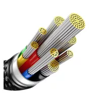   Baseus Tungsten Gold USB-C / USB-C töltő- és adatkábel, 240W, 2m, fekete