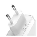 Baseus GaN5 Pro hálózati töltő 2xUSB-C + USB-A, 140W, fehér