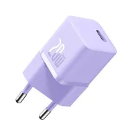 Baseus GaN5 Type-C hálózati töltő 20W, lila