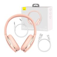   Baseus Encok D02 Pro wireless bluetooth fejhallgató, rózsaszín