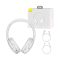 Baseus Encok D02 Pro wireless bluetooth fejhallgató, fehér