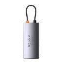 Baseus Metal Gleam Hub 4in1 USB-C, 3x USB-A 3.0+Ethernet RJ45