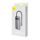 Baseus Metal Gleam Hub 4in1 USB-C, 3x USB-A 3.0+Ethernet RJ45