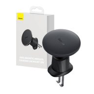   Baseus CW01 Magsafe autós tartó, szellőzőrácsba, wireless töltő, fekete