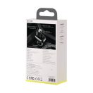 Baseus S-13 autós szivargyújtó töltő és Bluetooth MP3/FM transzmitter, 2XUSB, 1xUSB-C, fekete