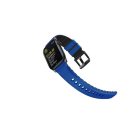 Uniq Linus Airosoft Apple Watch 42/44/45/49mm szilikon szíj, verseny kék