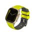 Uniq Linus Airosoft Apple Watch 42/44/45/49mm szilikon szíj, lime zöld