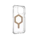UAG Plyo MagSafe Apple iPhone 15 Pro Max hátlap tok, jég/arany