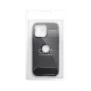 Forcell Carbon hátlap tok, Apple iPhone 15 , fekete