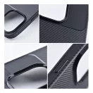 Forcell Carbon Premium Apple iPhone 15 karbon mintás szilikon tok, fekete