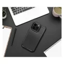 Forcell Carbon Premium hátlap tok Apple iPhone 15 Pro Max karbon mintás szilikon tok, fekete