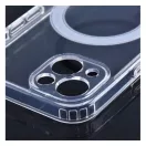 Magsafe szilikon tok Apple iPhone 15 Pro, átlátszó