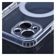 Magsafe szilikon tok Apple iPhone 15 Pro, átlátszó